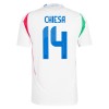 Maglia ufficiale Italia Chiesa 14 Trasferta Euro 2024 per Uomo